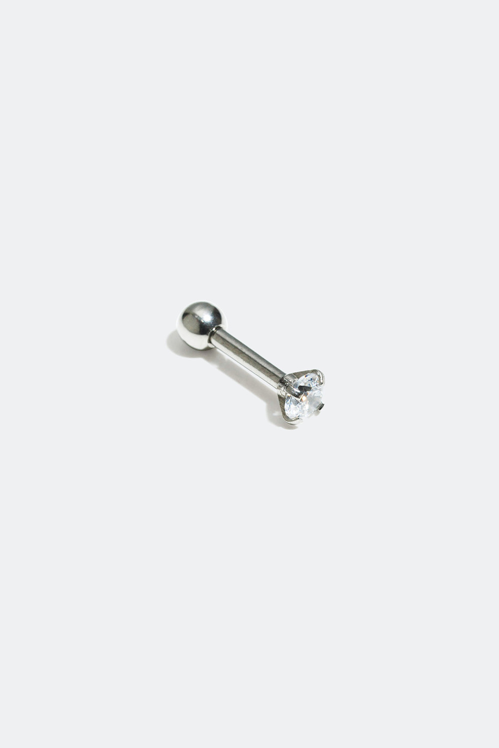 Helix / tragus-lävistyskoru Cubic Zirconia -lasikivellä ryhmässä Korut / Lävistyskorut @ Glitter (327631102000)