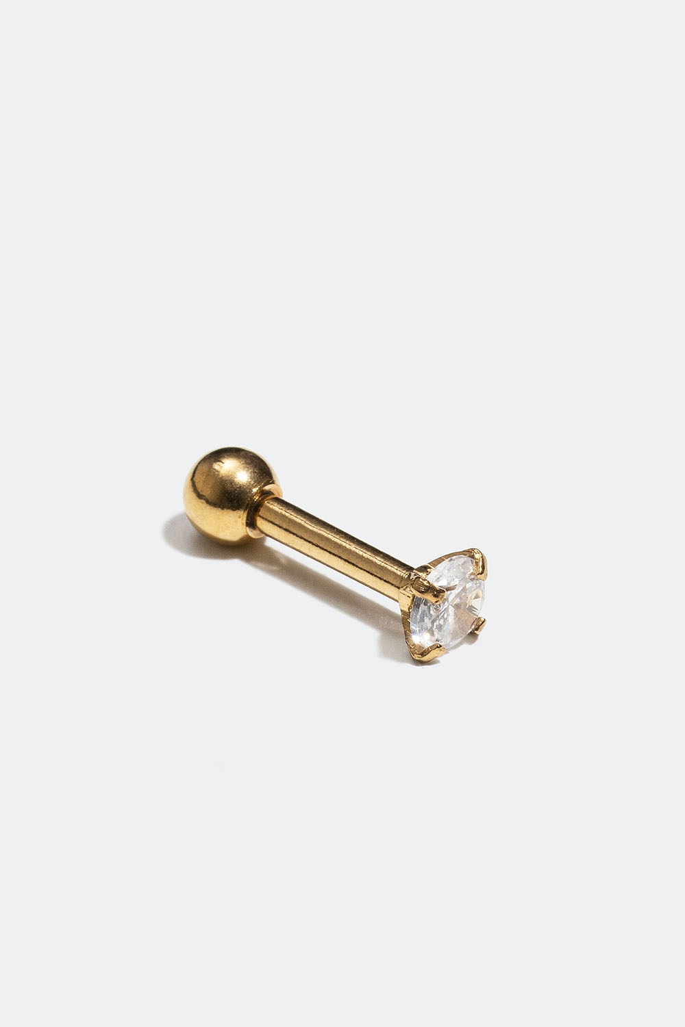 Tragus-lävistyskoru Cubic Zirconia -lasikivellä ryhmässä Korut / Lävistyskorut @ Glitter (327631661000)