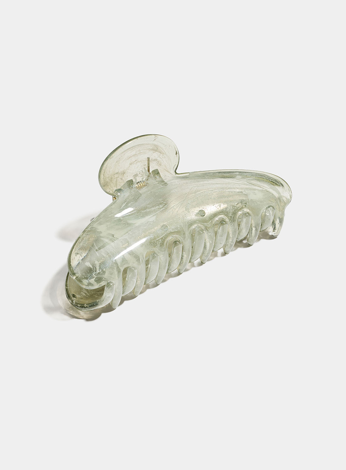 Vihreänsävyinen kukkaklipsi ryhmässä Hiustuotteet / Hiuspinnit ja -klipsit / Hiusklipsit @ Glitter (331001857600)