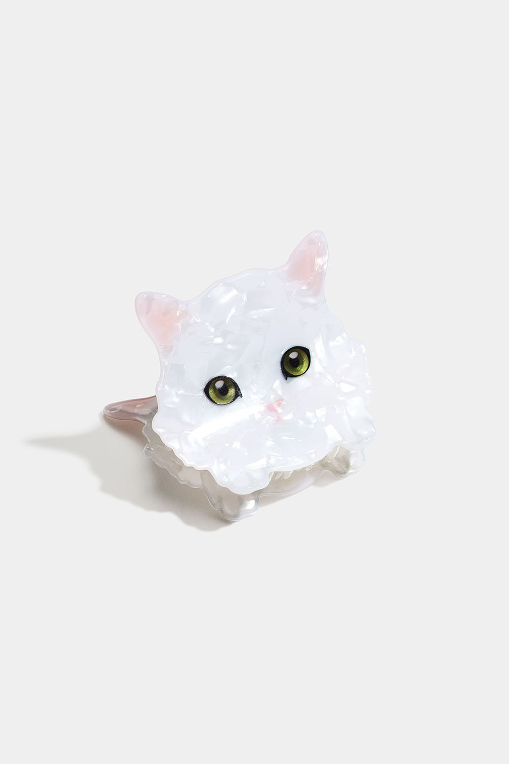 Hiusklipsi, jossa valkoinen kissa ryhmässä Hiustuotteet / Hiuspinnit ja -klipsit / Hiusklipsit @ Glitter (331001893000)