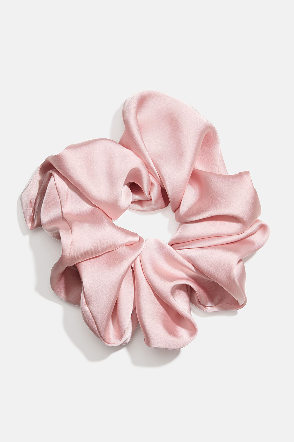 Iso vaaleanpunainen hiusdonitsi ryhmässä Hiustuotteet / Scrunchie-hiusdonitsit @ Glitter (332000715400)