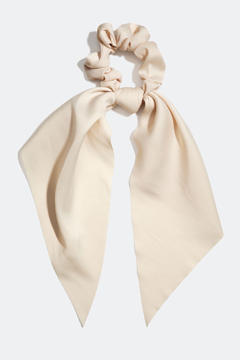 Beige hiusdonitsi huivilla ryhmässä Hiustuotteet / Scrunchie-hiusdonitsit / Scrunchiet huivikuvioilla @ Glitter (332000798300)