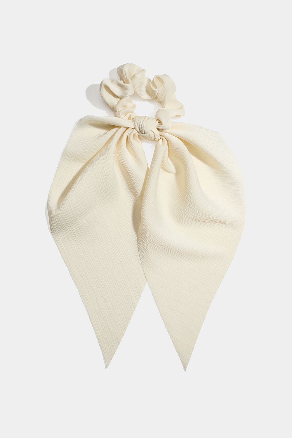 Beige hiusdonitsi huivilla ryhmässä Hiustuotteet / Scrunchie-hiusdonitsit / Scrunchiet huivikuvioilla @ Glitter (332000798300)