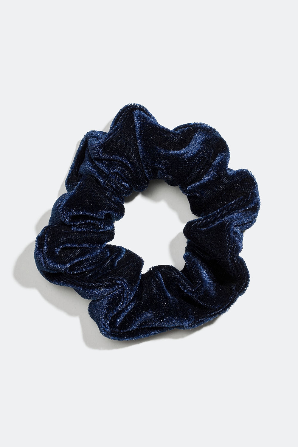 Tummansininen hiusdonitsi keinosamettia ryhmässä Hiustuotteet / Scrunchie-hiusdonitsit @ Glitter (332000947200)