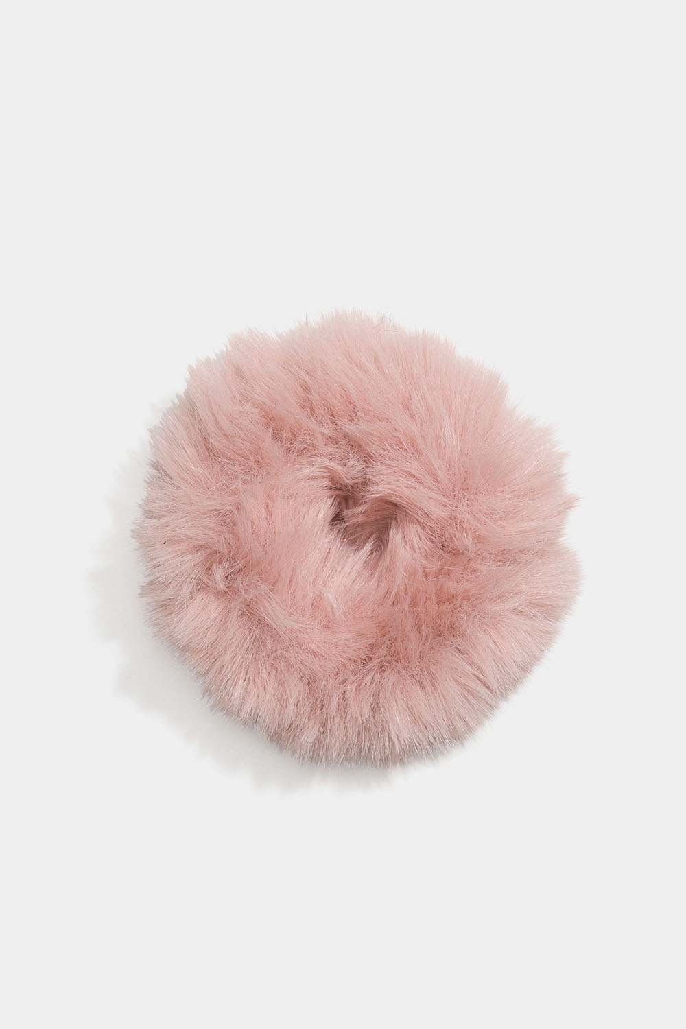 Pörröinen vaaleanpunainen hiusdonitsi ryhmässä Hiustuotteet / Scrunchie-hiusdonitsit @ Glitter (332000965100)