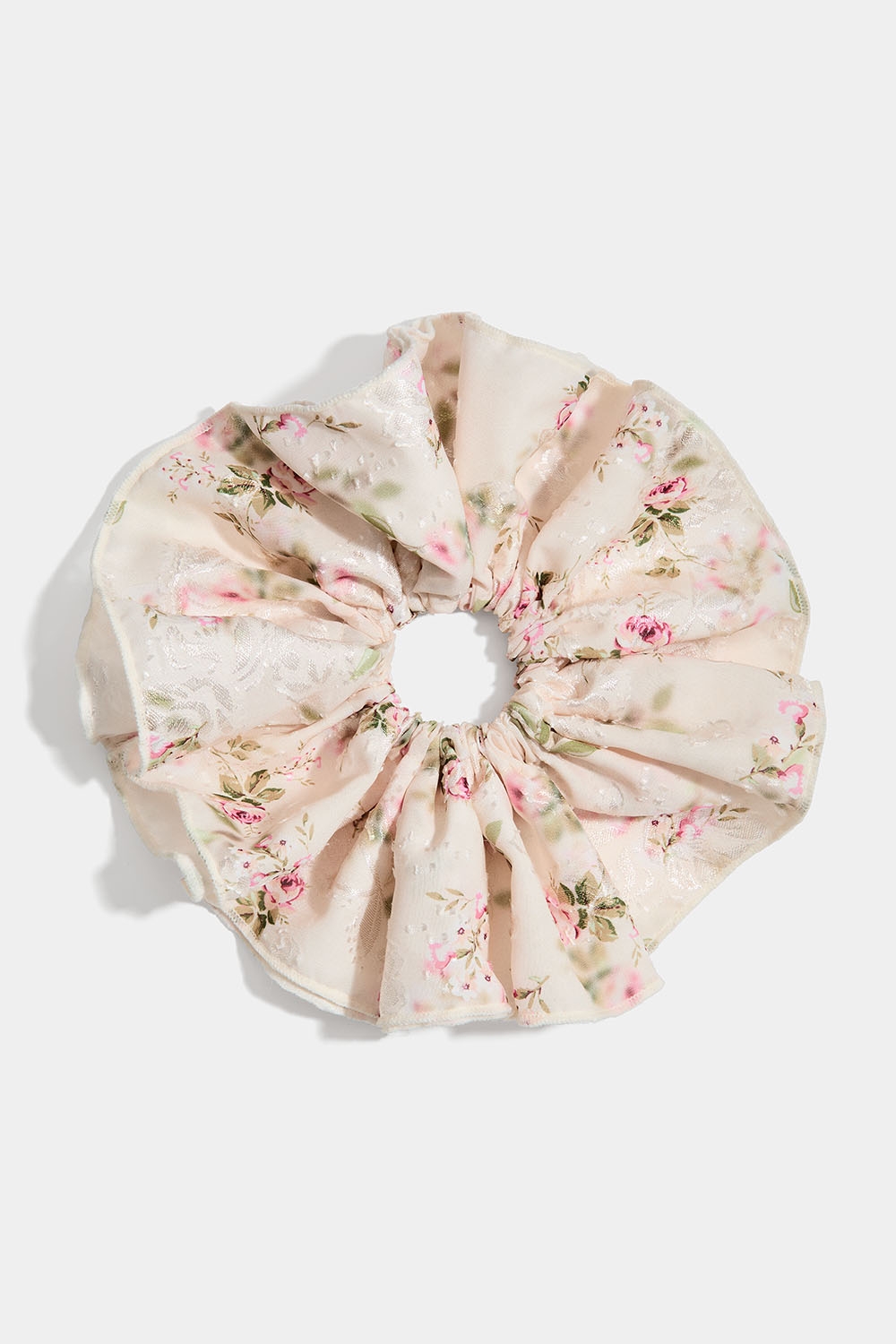 Suuri ruusuhiusdonitsi ryhmässä Hiustuotteet / Scrunchie-hiusdonitsit / Megahiusdonitsit @ Glitter (332001285100)