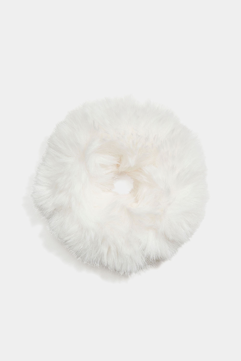 Valkoinen pörröinen hiuslenkki ryhmässä Store week / @ Glitter (332001523100)