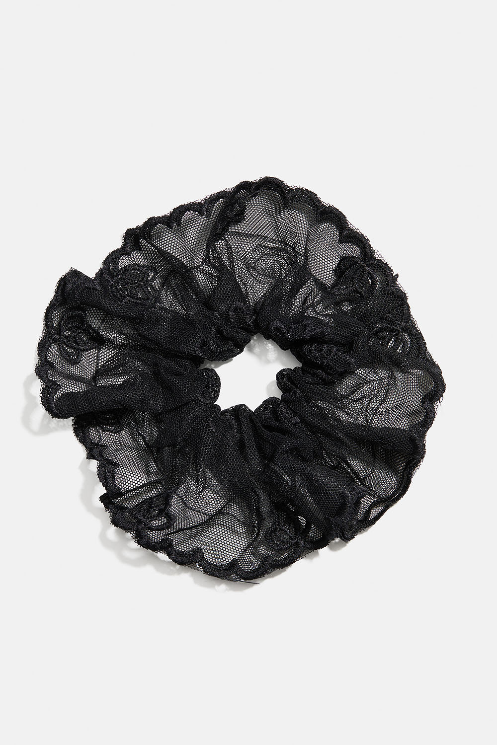 Musta hiusdonitsi pitsistä ryhmässä Hiustuotteet / Scrunchie-hiusdonitsit @ Glitter (332002049000)