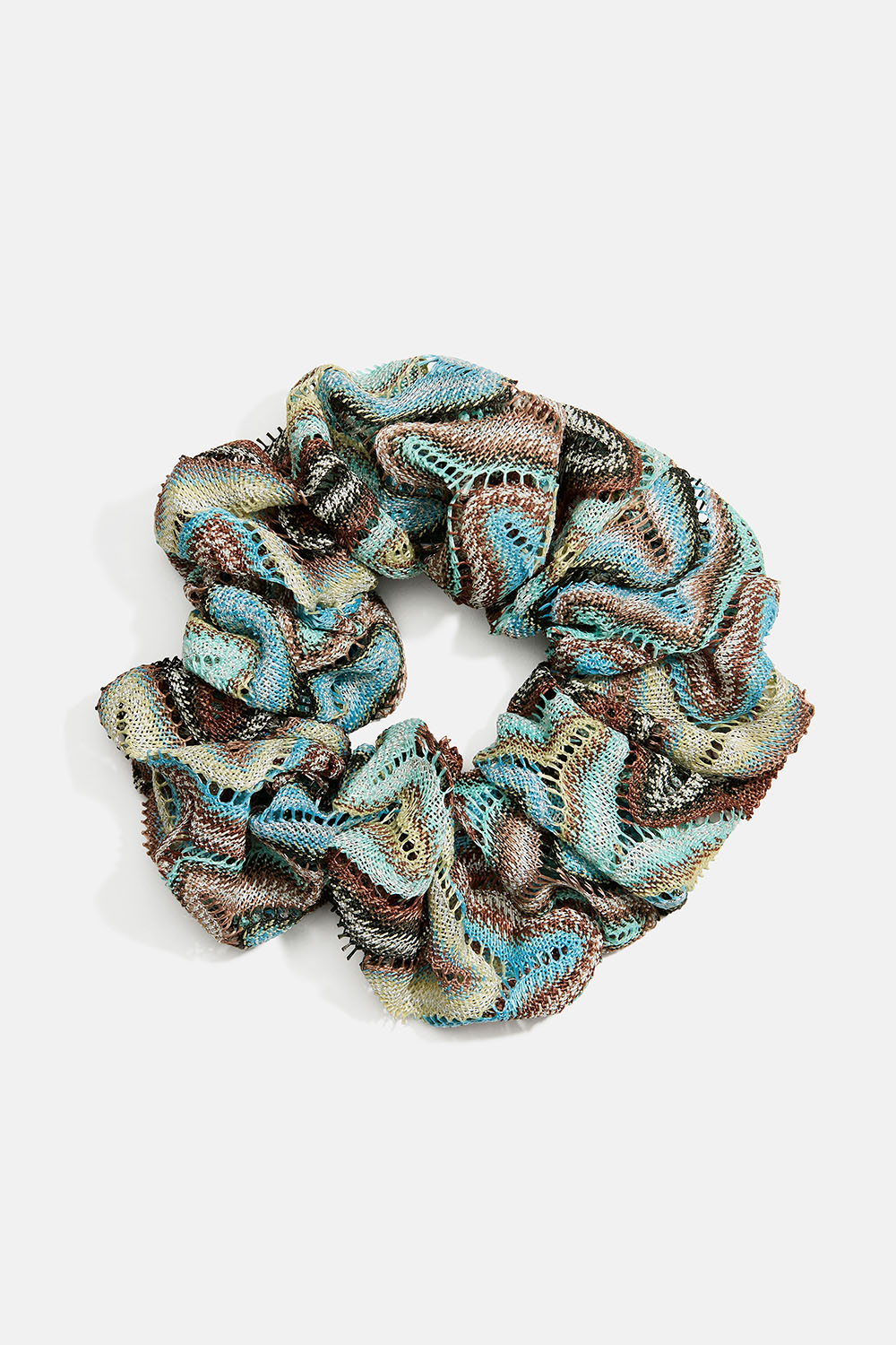 Siksak-kuvioinen hiuslenkki ryhmässä Hiustuotteet / Scrunchie-hiusdonitsit @ Glitter (332002117400)