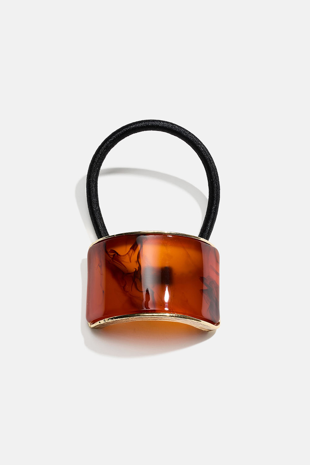 Hiuslenkki, jossa marmoroitu tummanruskea koriste ryhmässä Hiustuotteet / Hiuslenkit / Hiuslenkit, joissa yksityiskohtia @ Glitter (334000368200)