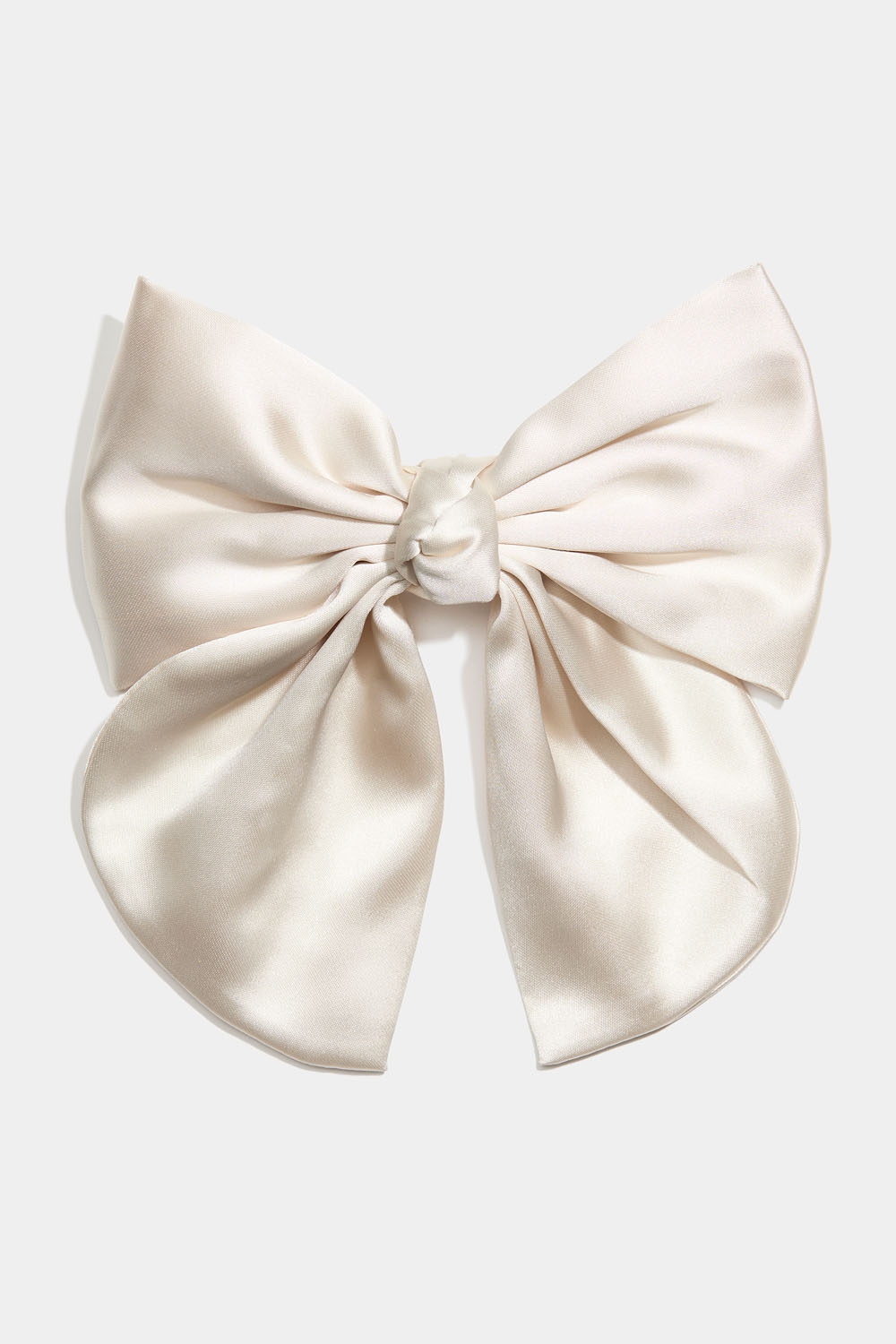 Hiussolki, jossa beige rusetti ja solmu ryhmässä Hiustuotteet / Hiuspinnit ja -klipsit / Hiuspinnit @ Glitter (335001903100)