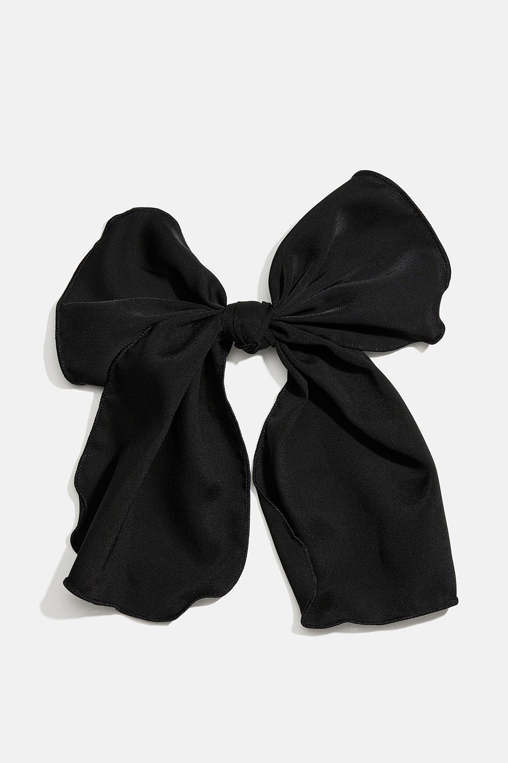 Hiussolki, jossa musta kangasrusetti ryhmässä Hiustuotteet / Hiuspinnit ja -klipsit / Hiuskoristeet @ Glitter (335002089000)