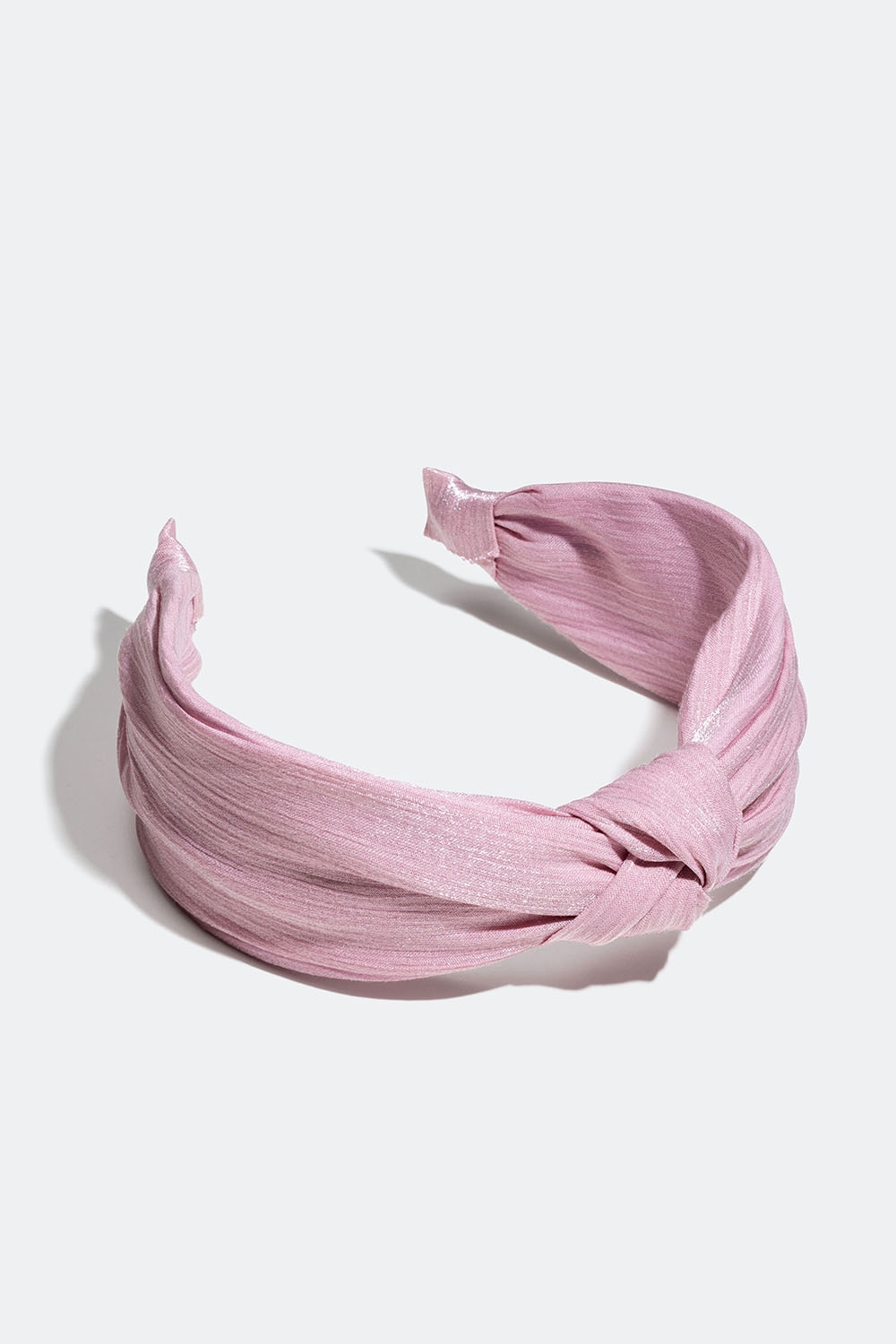 Pinkki leveä hiuspanta solmulla ryhmässä Hiustuotteet / Hiuspannat / Leveät @ Glitter (336000655000)