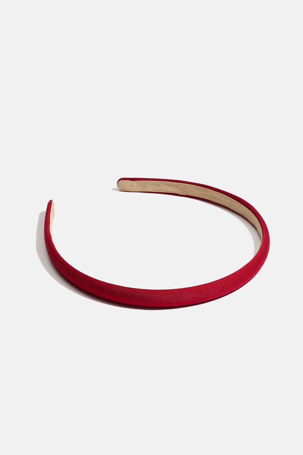 Ohut punainen kangashiuspanta ryhmässä Hiustuotteet / Hiuspannat / Ohuet @ Glitter (336001496000)