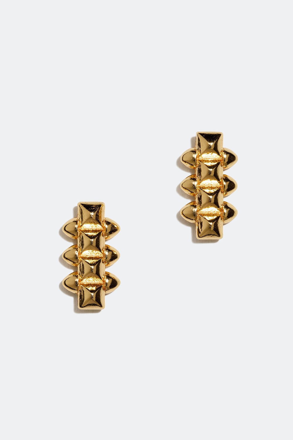Kuviolliset korvakorut, joissa 18 karaatin kultaus ryhmässä 18 karaatin kullattua hopeaa / Korvakorut 18 karaatin kulta @ Glitter (553002582002)