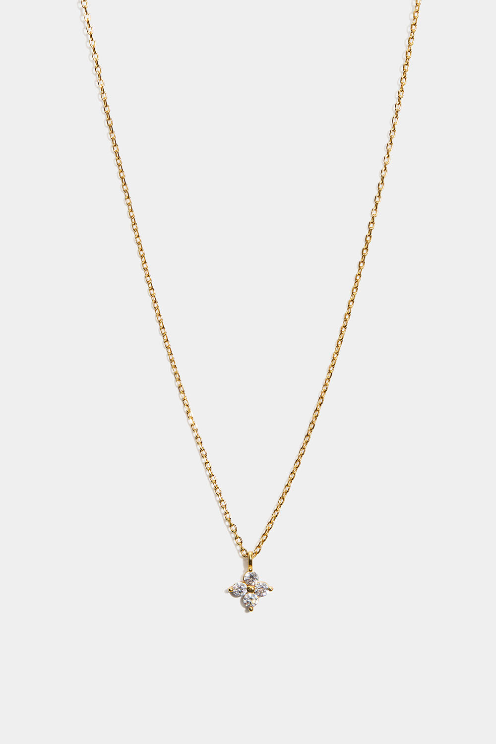 18k kullatut hopeakorvarenkaat Cubic zirconia -kiviriipuksilla ryhmässä Kullattu aito hopea / Kullatut kaulaketjut @ Glitter (554004362000)