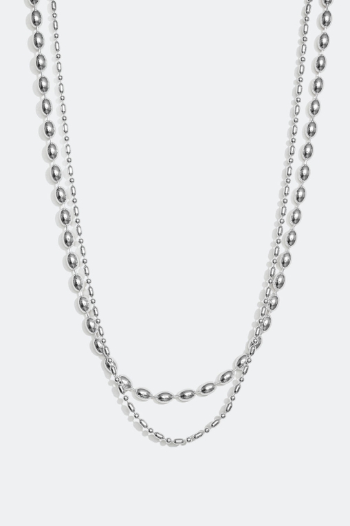 Double chain necklace