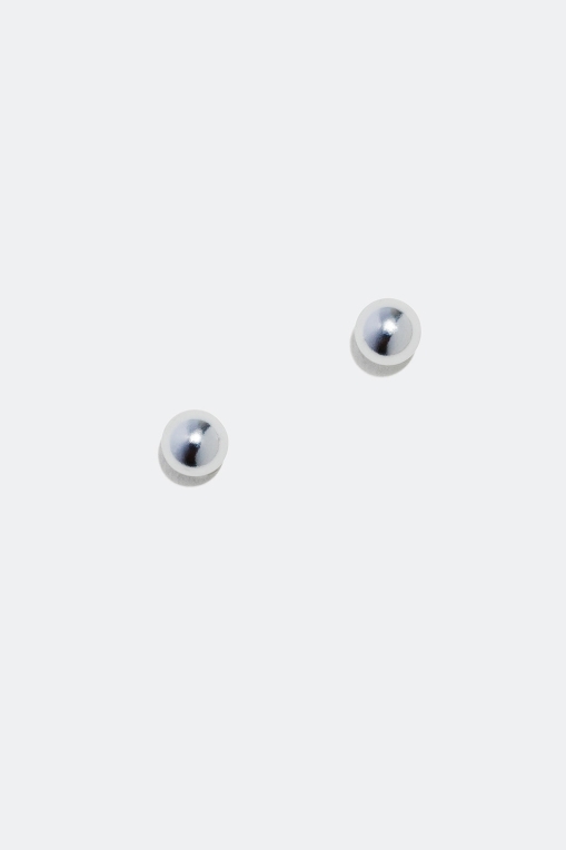 Classic silver earrings
