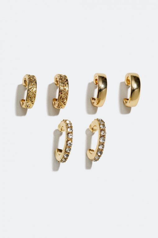 Small hoop earrings