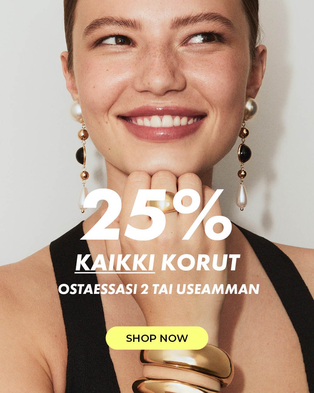 25% Kaikki korut