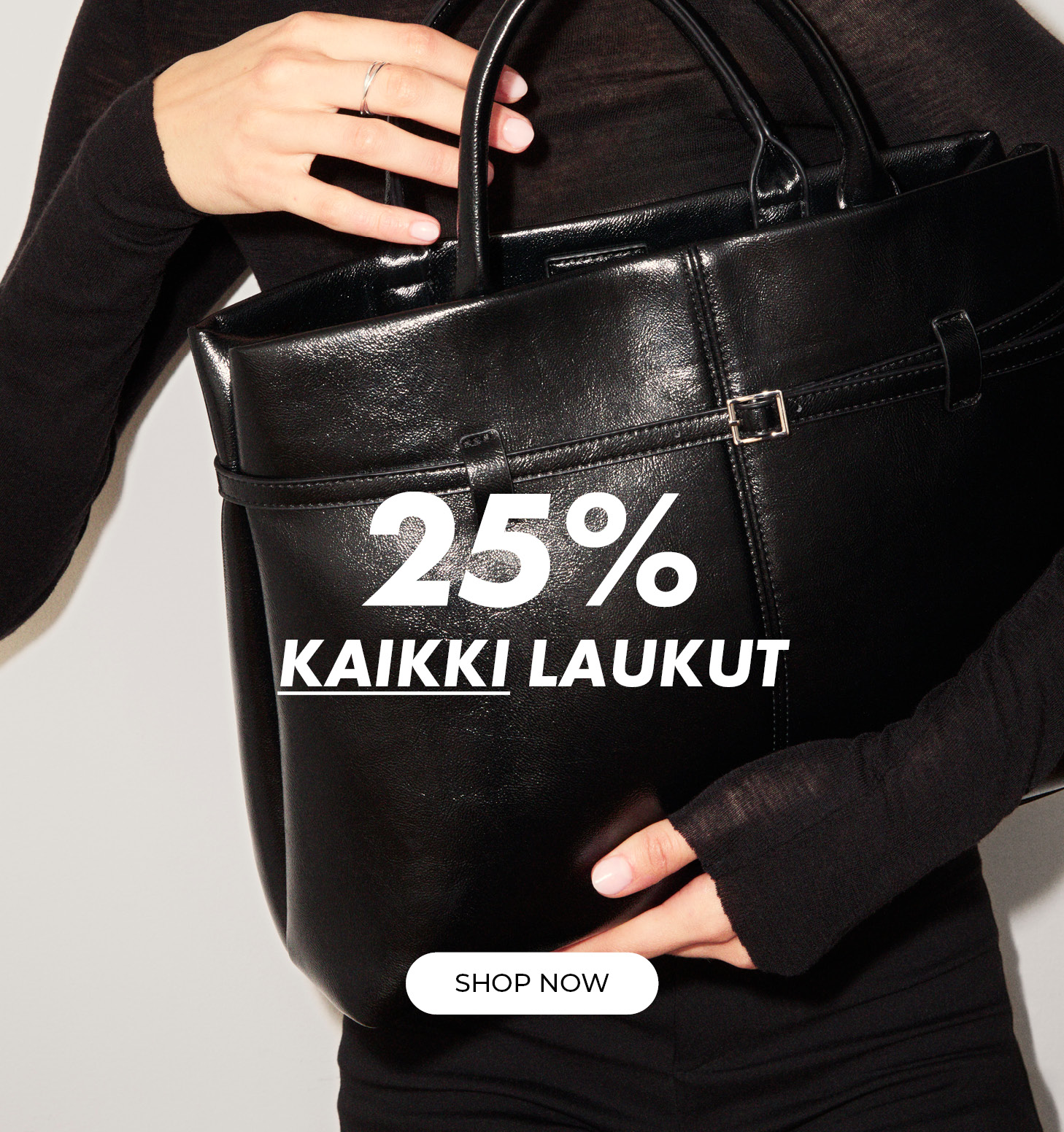 25% kaikki laukut