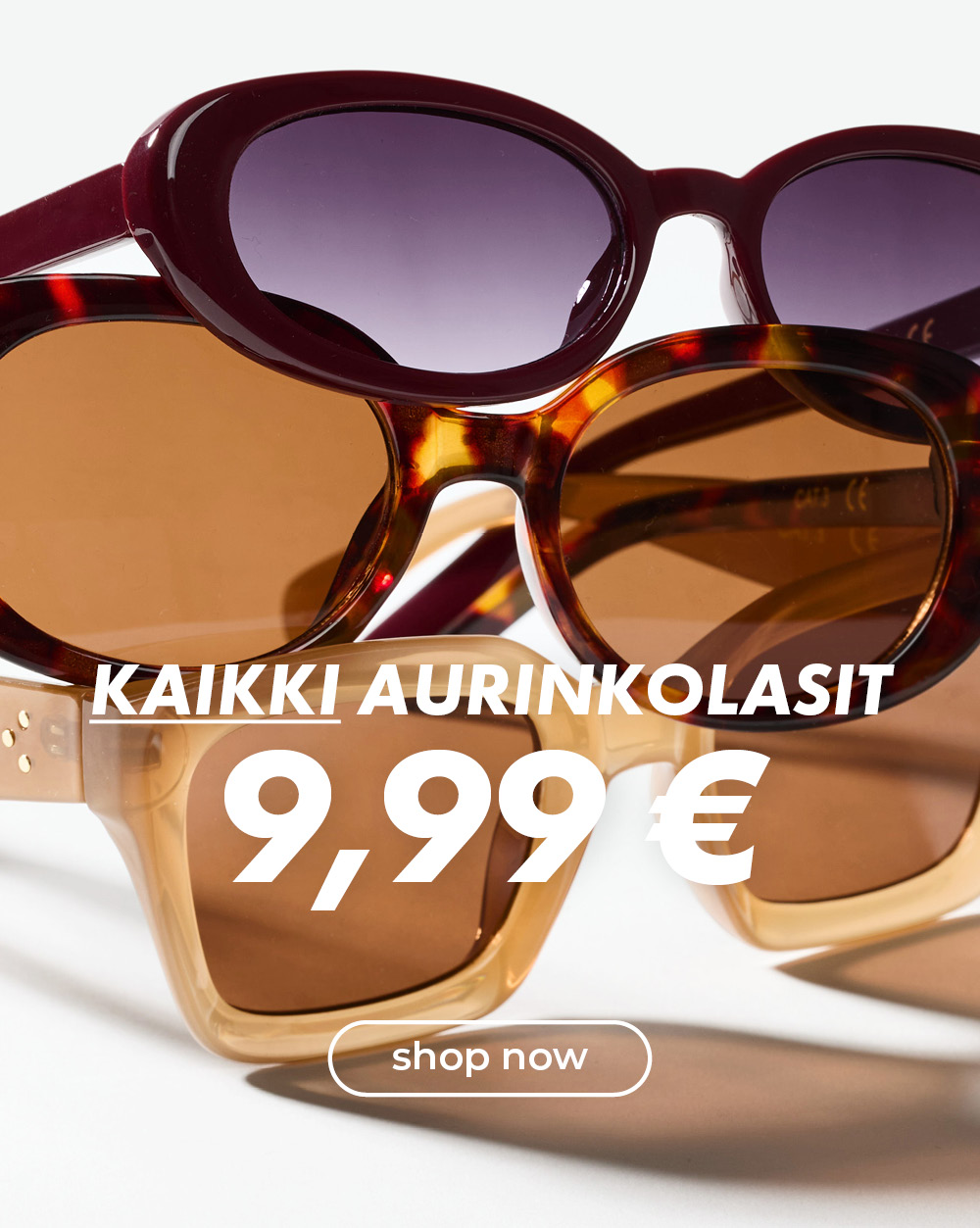 kaikki aurinkolasit 9,99 €
