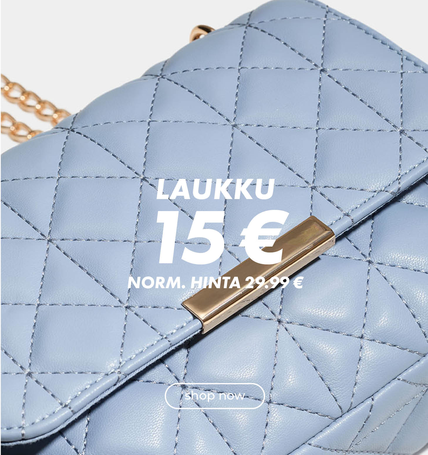 Laukku 15 € - norm. hinta 29.99 €
