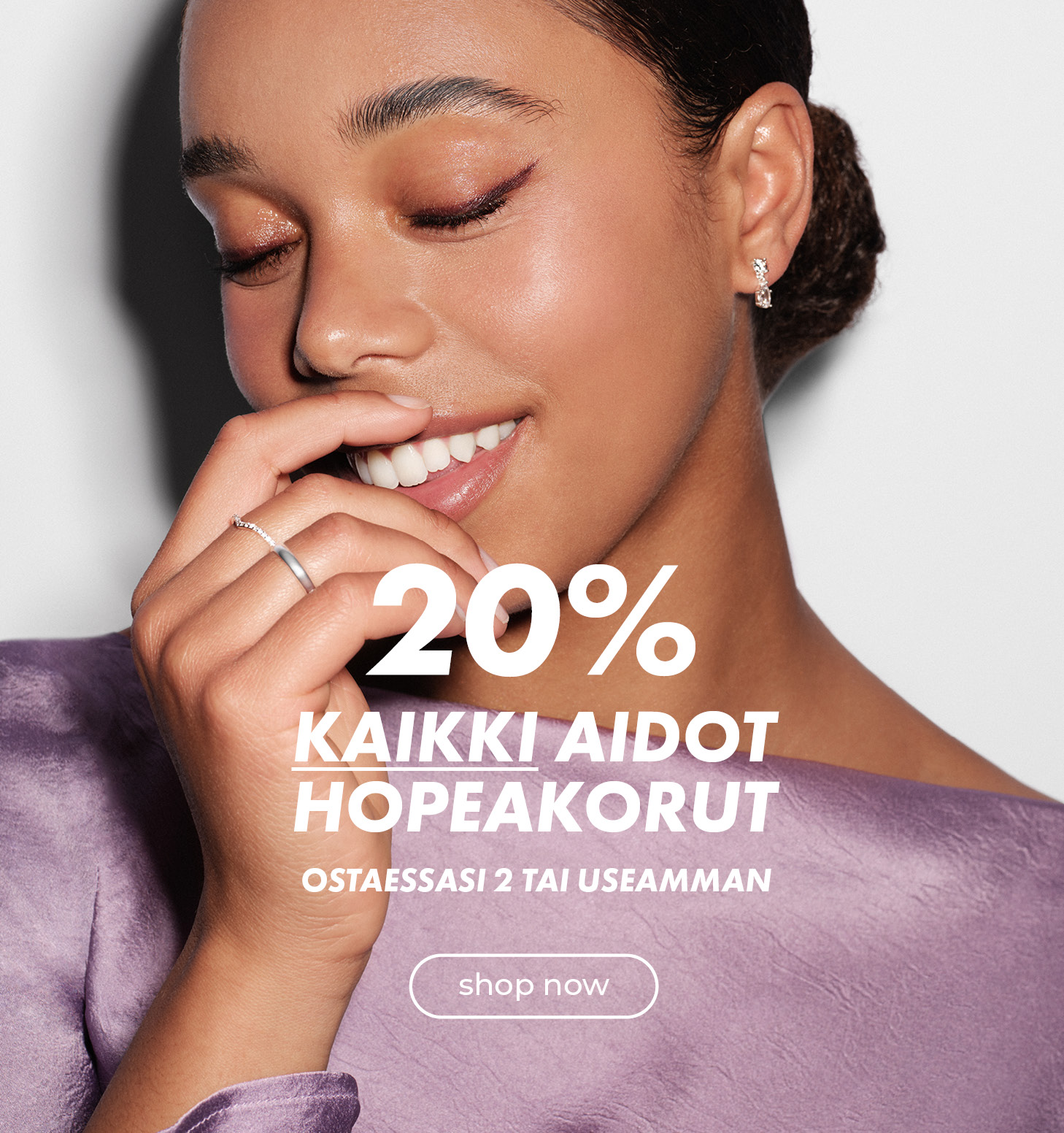 20% kaikki aidot hopeakorut*