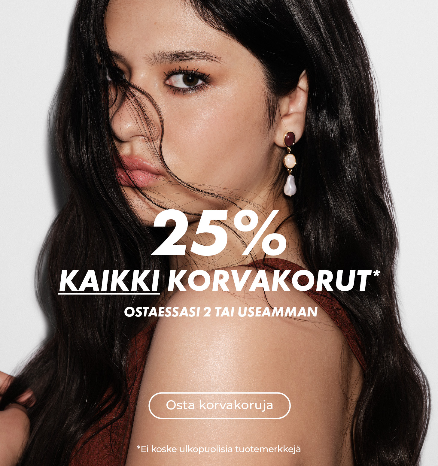 25% kaikki korvakorut*