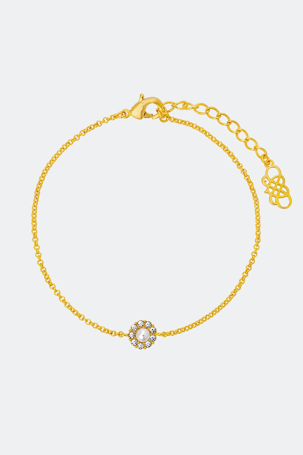 Petite Miss Sofia pearl bracelet - Crystal (Gold)