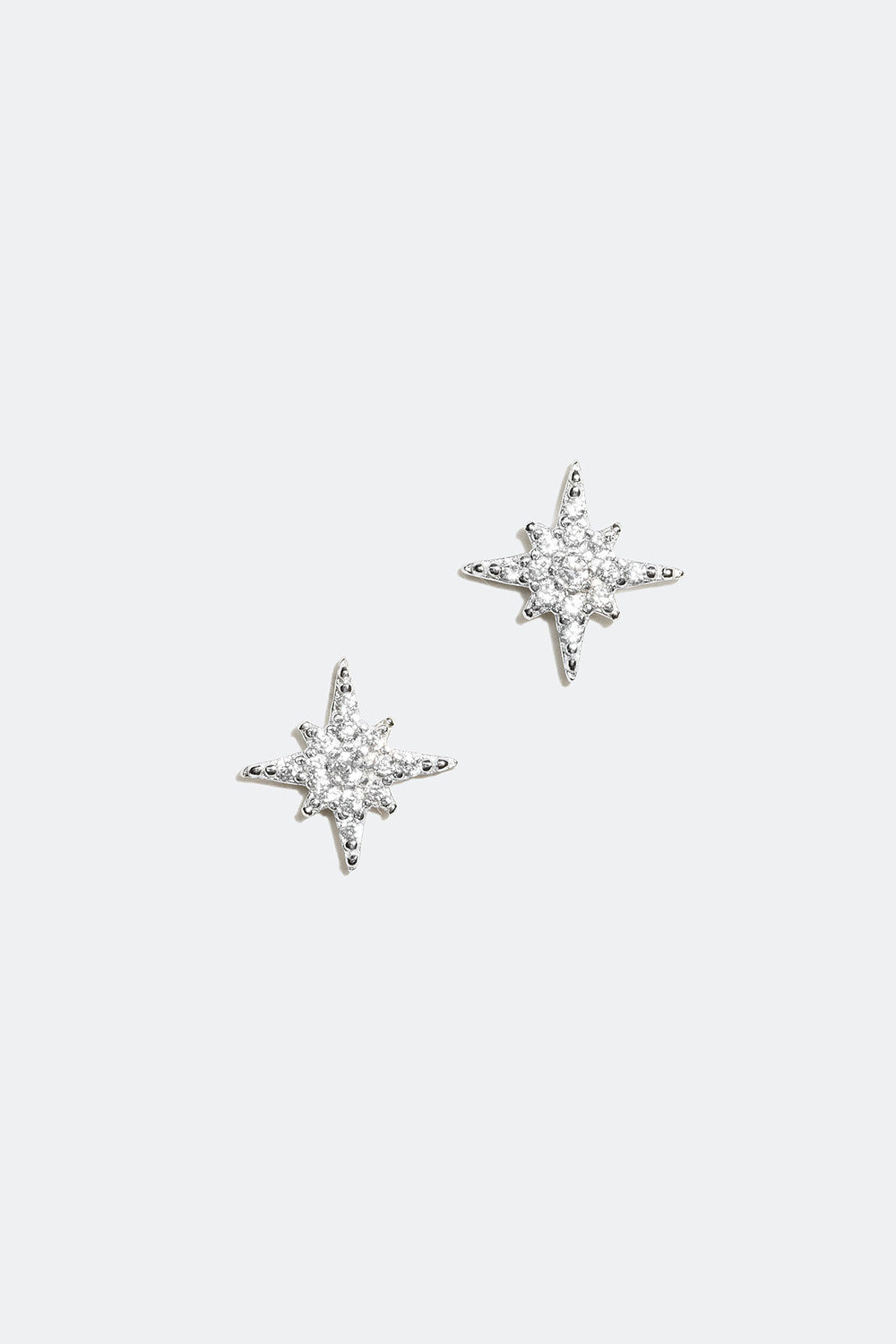 Nappikorvakorut tähtikuviolla, aitoa hopeaa, 0,9 cm