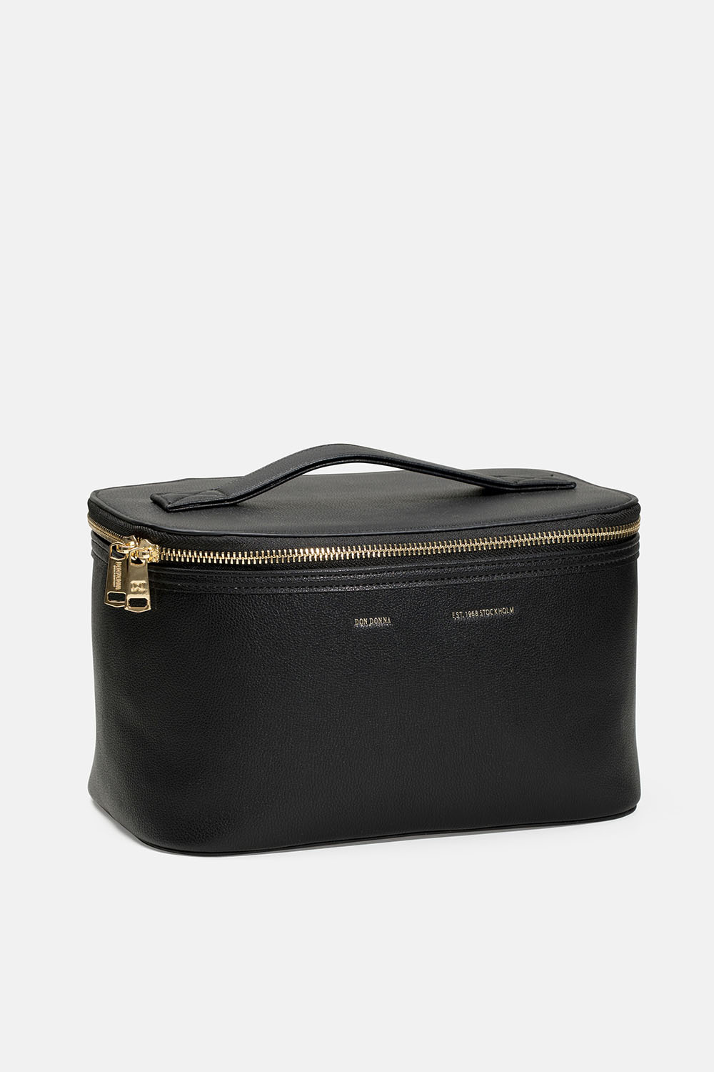 Suuri musta toalettilaukku