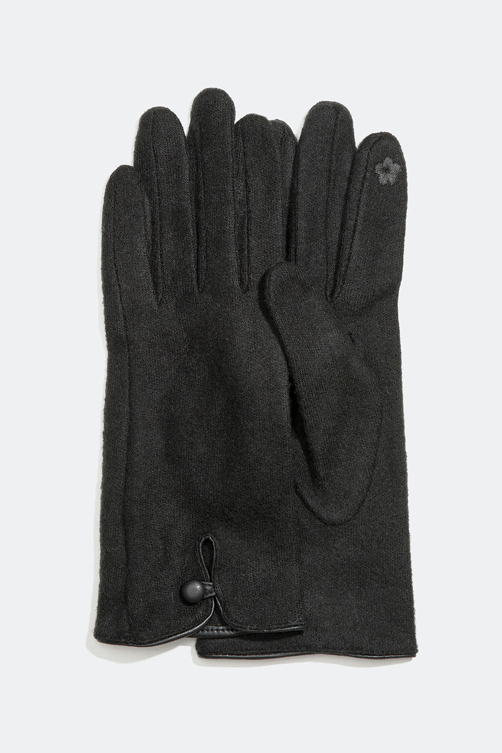 Mustat kosketusnäyttöhansikkaat