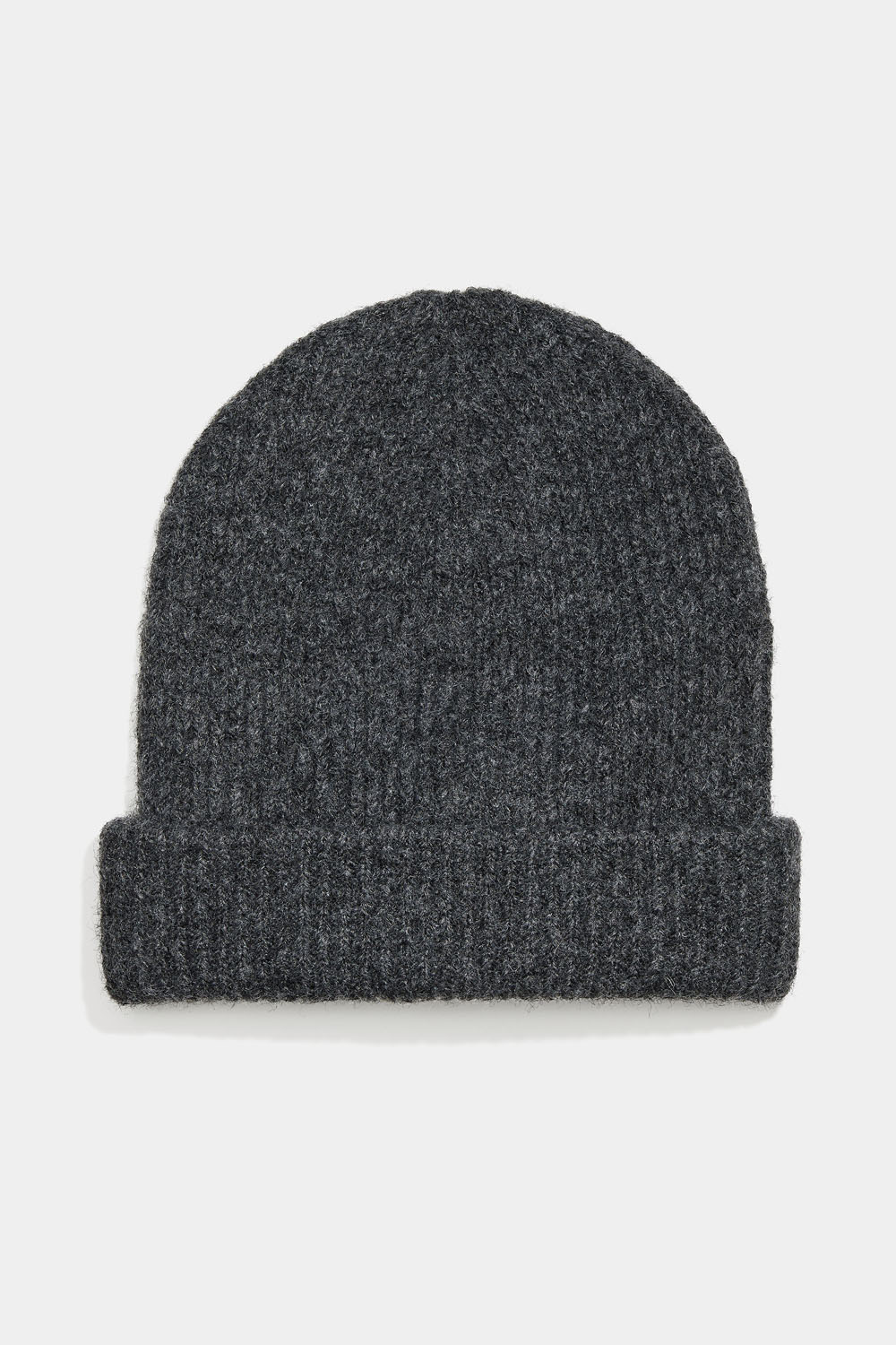 Harmaa joustinneulepipo