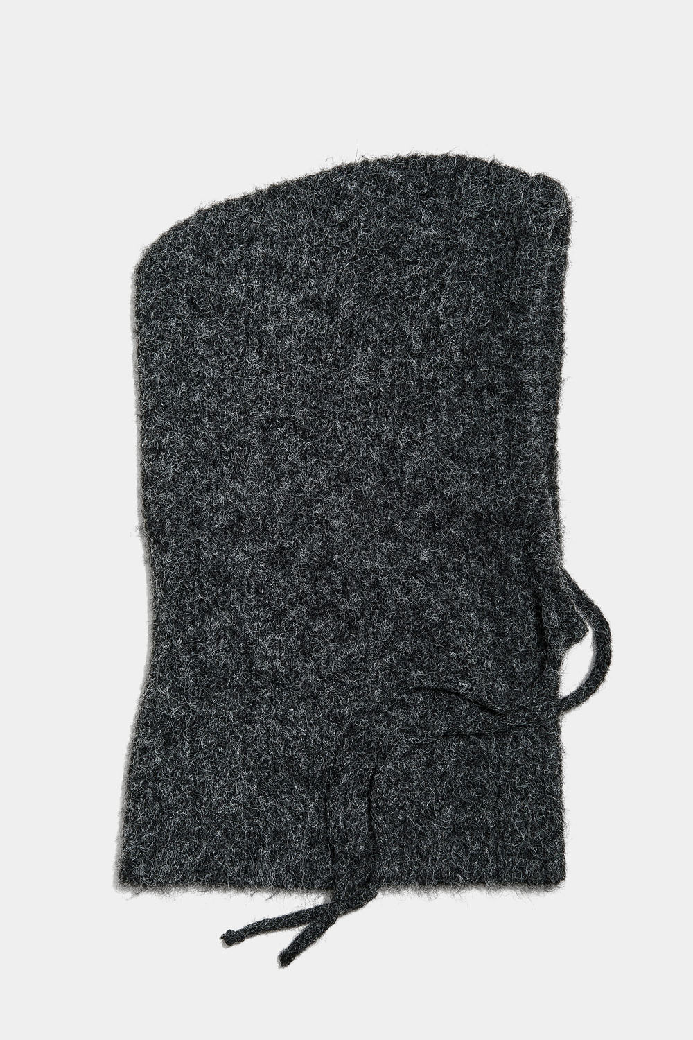 Tummanharmaa joustinneulehuppu