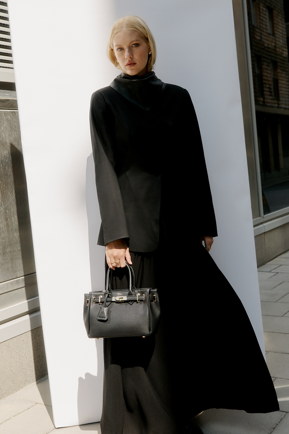 Pieni shopper-kassi vyödetaljilla