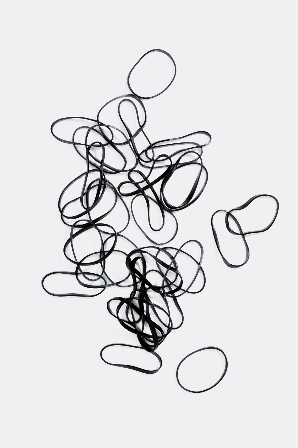 Hiuslenkit silikonia 36 kpl