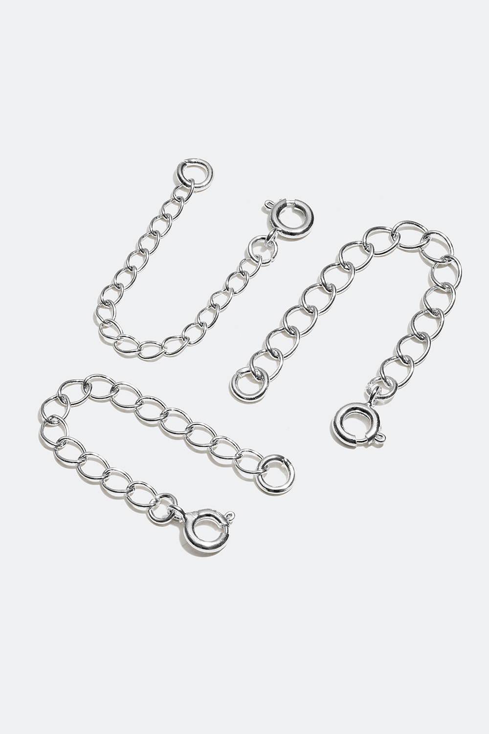 Jatkoketjut 7 cm, 3-pakk.