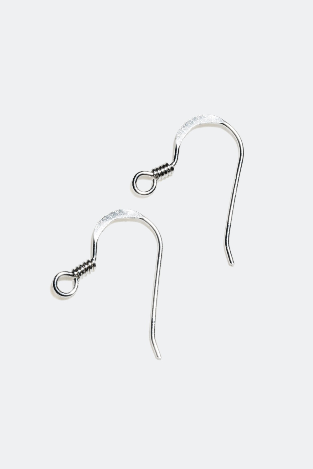 Koukut korvakoruihin, aitoa hopeaa