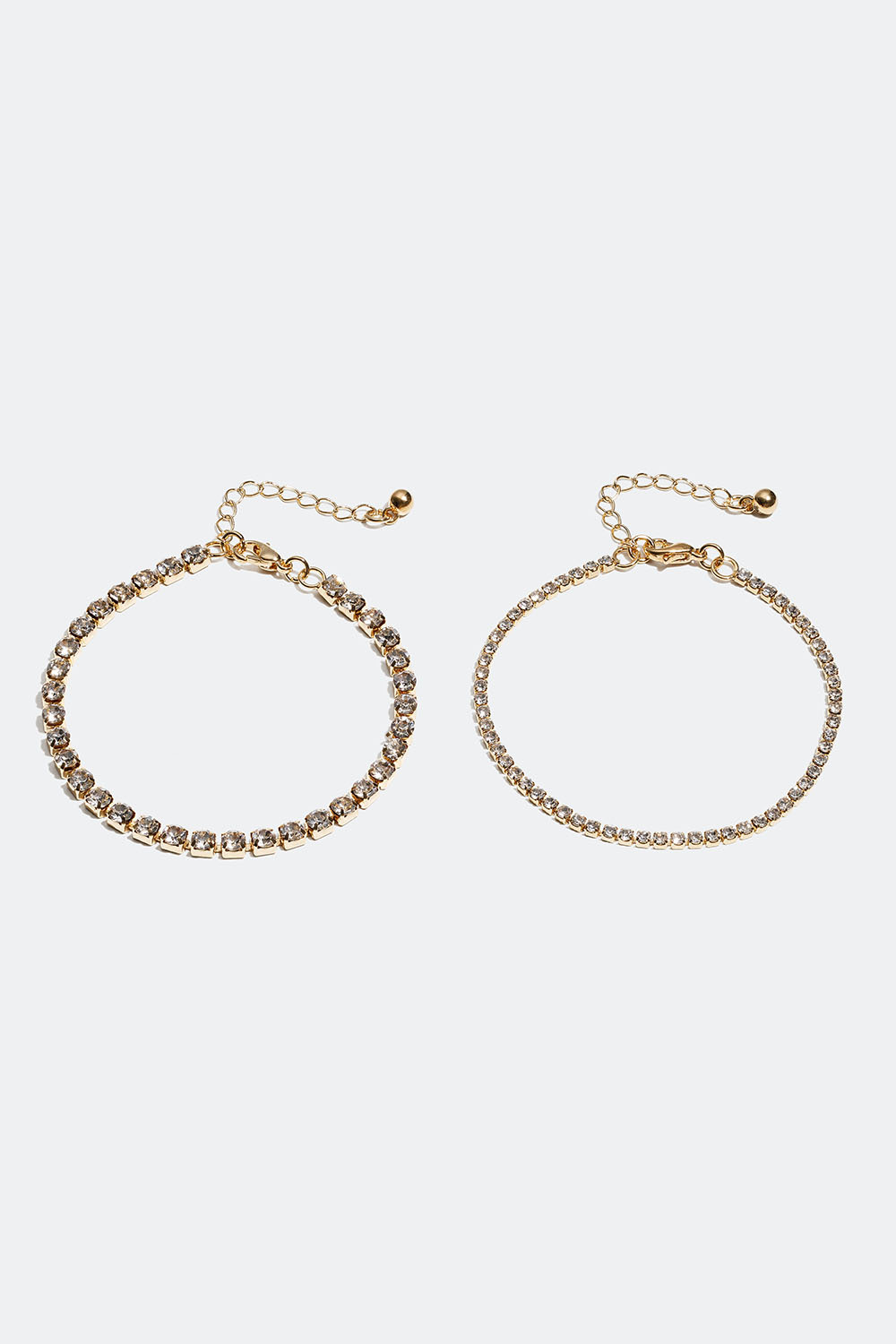 Kullanväriset rannerenkaat, 2 kpl