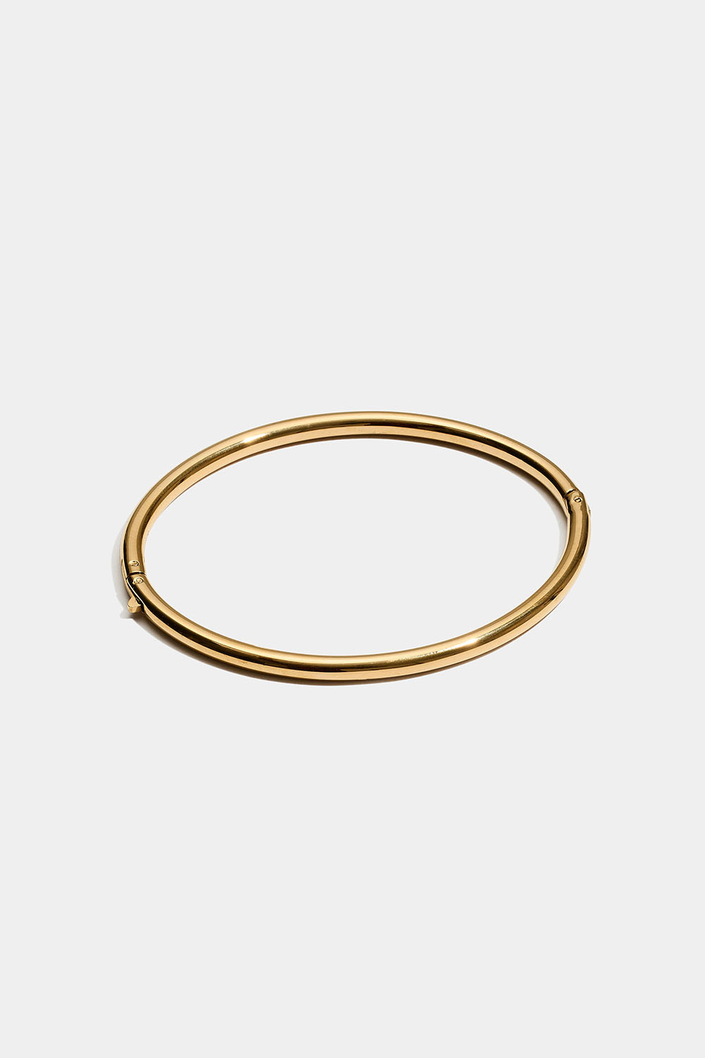 Kapea rannerengas 18k kullattua terästä