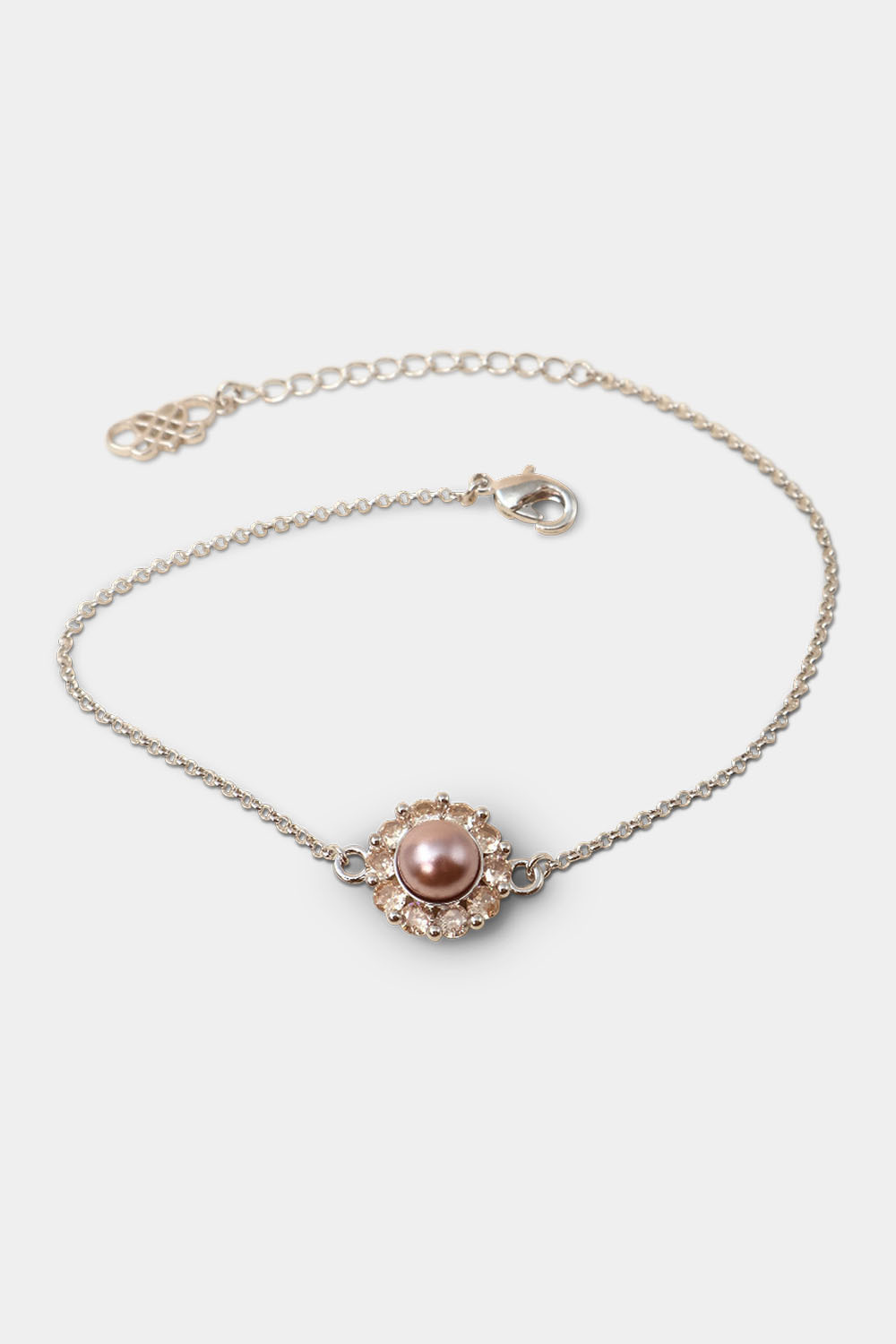 Miss Sofia bracelet - Pink topaz pearl