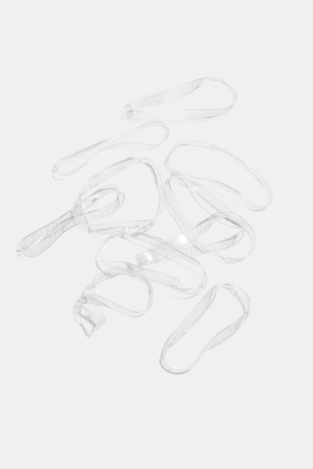 Leveät silikoniset hiuslenkit