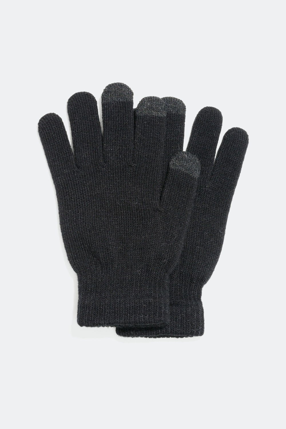 Mustat hansikkaat, joissa kosketustoiminto