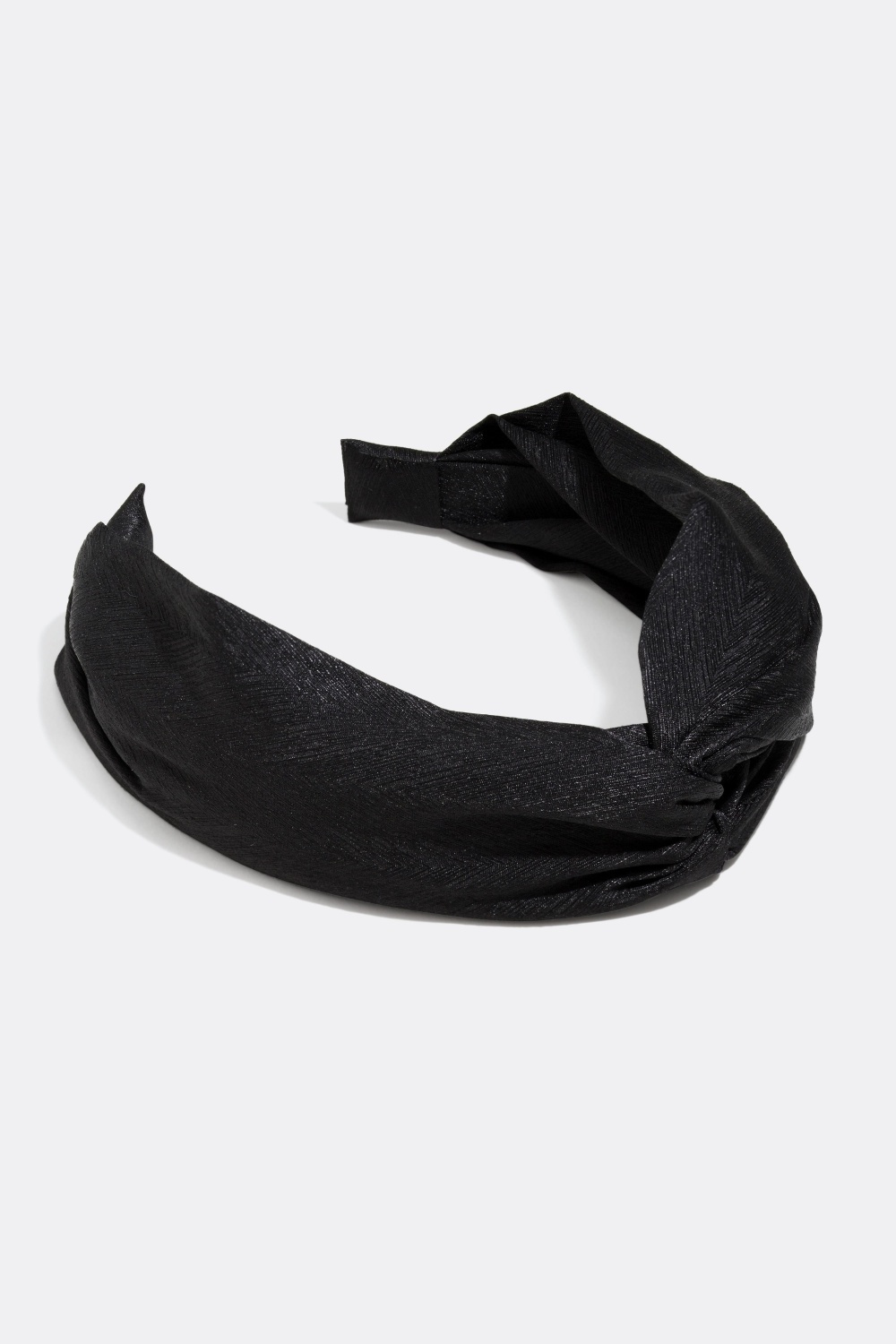 Hiuspanta kangaspäällisellä ja solmukoristeella