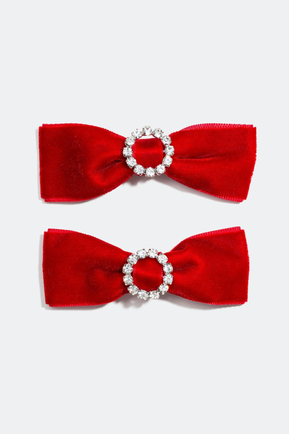 Hiussolki samettirusetilla