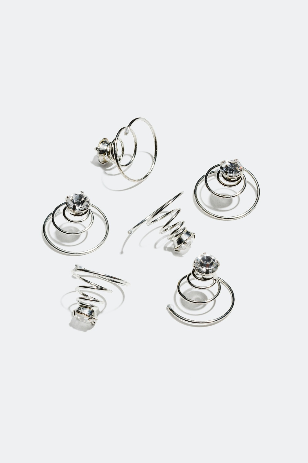 Hiusruuvit lasihelmillä