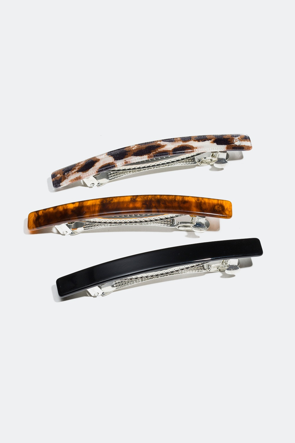 Hiussoljet, joissa meleerattu kuvio, 3 kpl