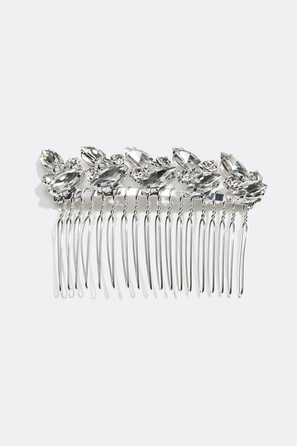 Hiuskampa, jossa lasikiviä