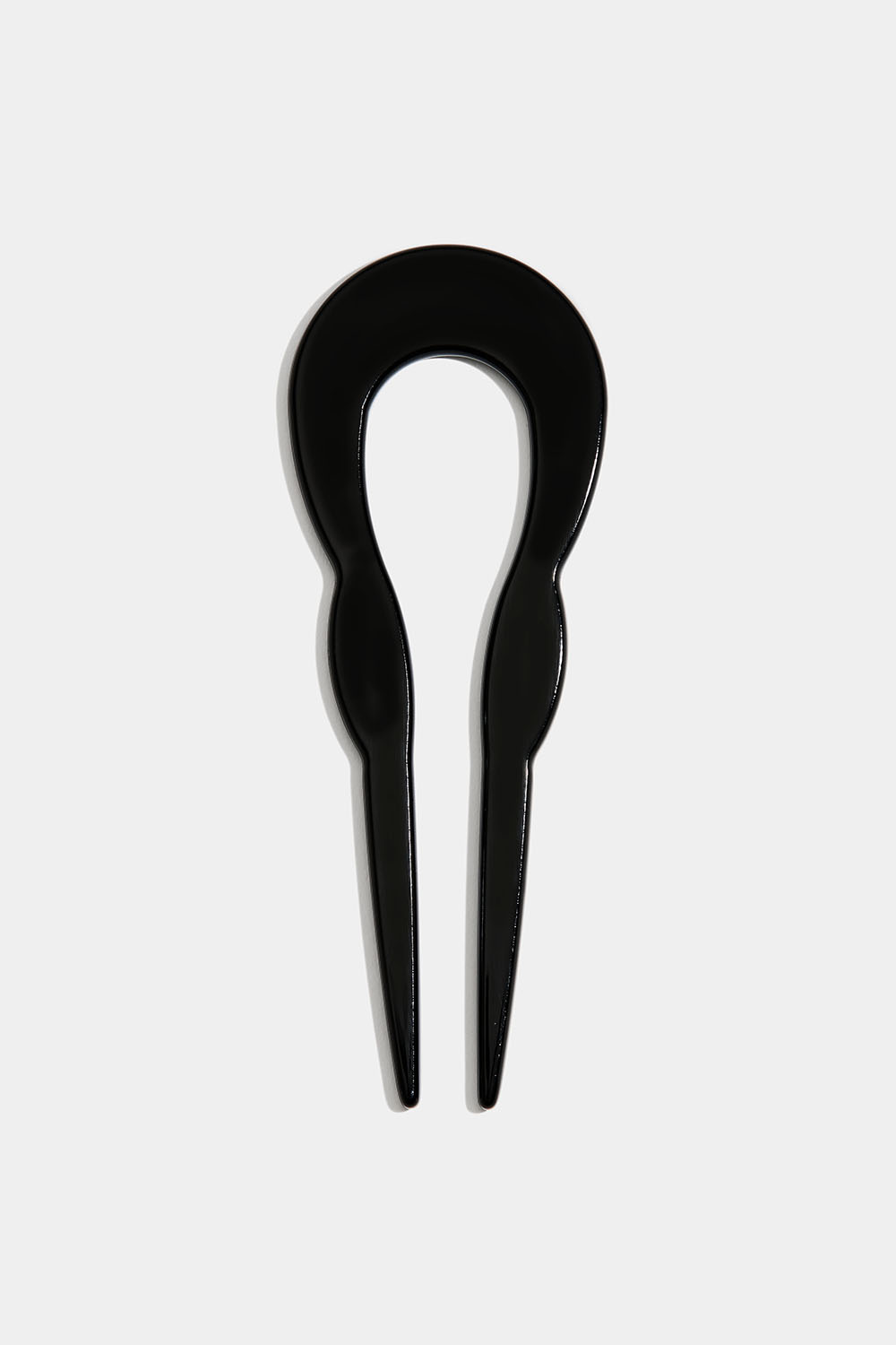 U-muotoinen ranskalainen hiusneula, musta